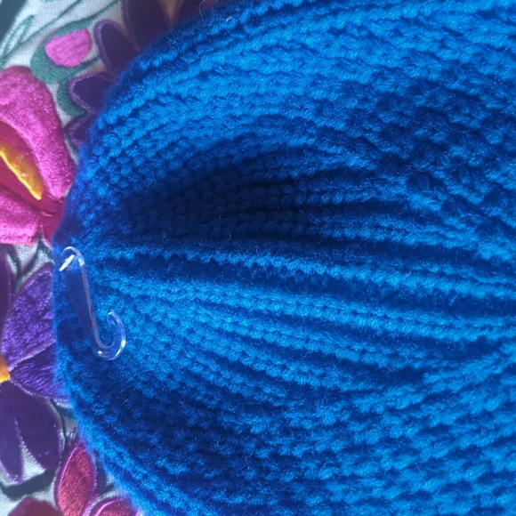Rebecca Minkoff Blue Knit Beanie - Picture 4 of 5